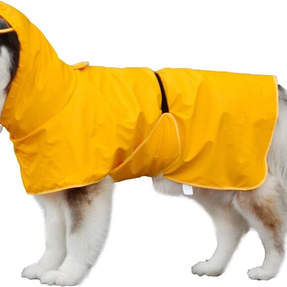 Size Large Dog Rain Coat - Picture 1 of 12